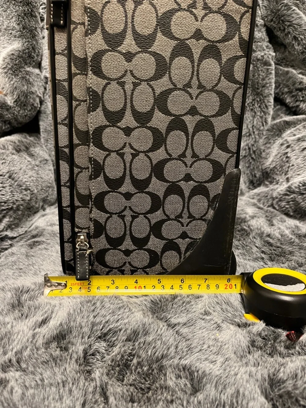 Coach unisex monogram logo all over carry on travel suit case bag - Picture 16 of 16